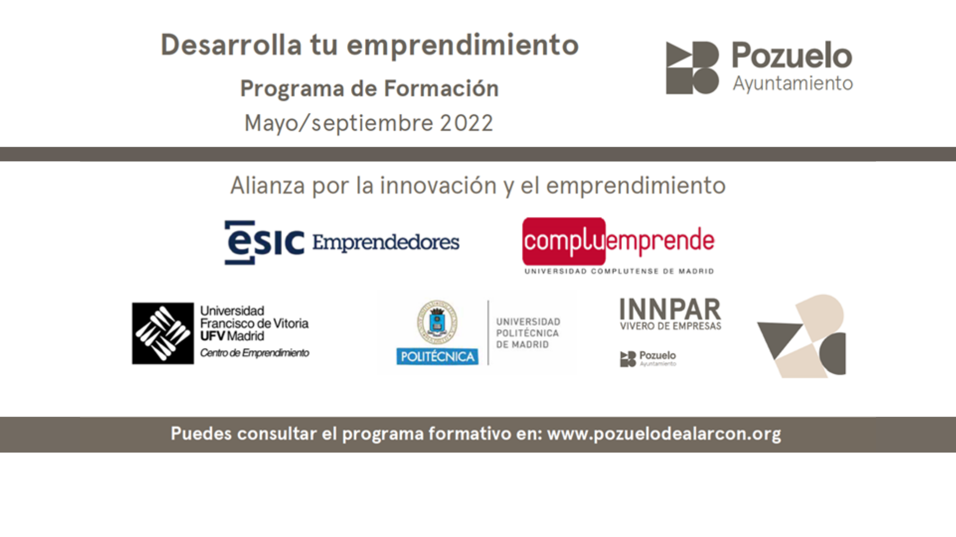 Nuevo programa de formación presencial y online para emprendedores. INNPAR VIVERO DE EMPRESAS